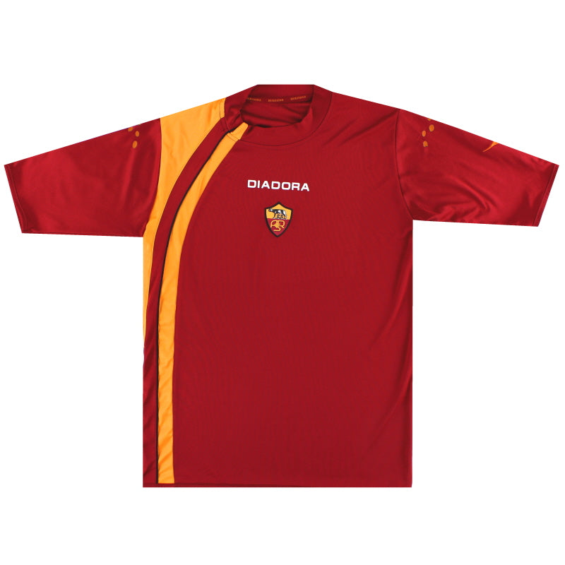 2005-06 Roma Kappa Basic Home Shirt L Football Shirt