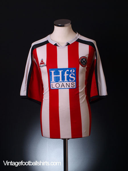 2005-06 Sheffield United Home Shirt L Football Shirt