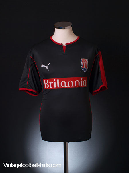 2005-06 Stoke City Away Shirt M Football Shirt