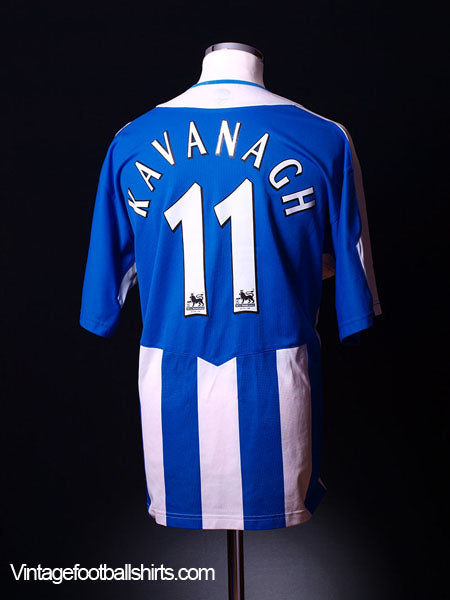 2005-06 Wigan Home Shirt *Kavanagh No11* XXL Football Shirt