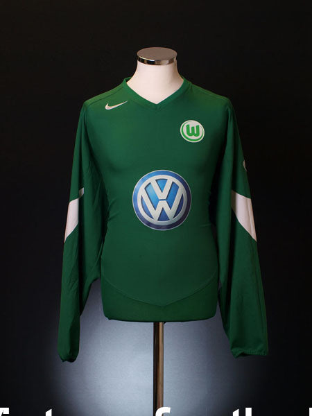 2005-06 Wolfsburg Home Shirt L/S XL Football Shirt