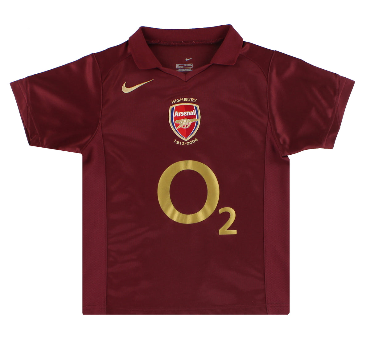 2005-06 Arsenal Nike Commemorative Highbury Home Shirt Y