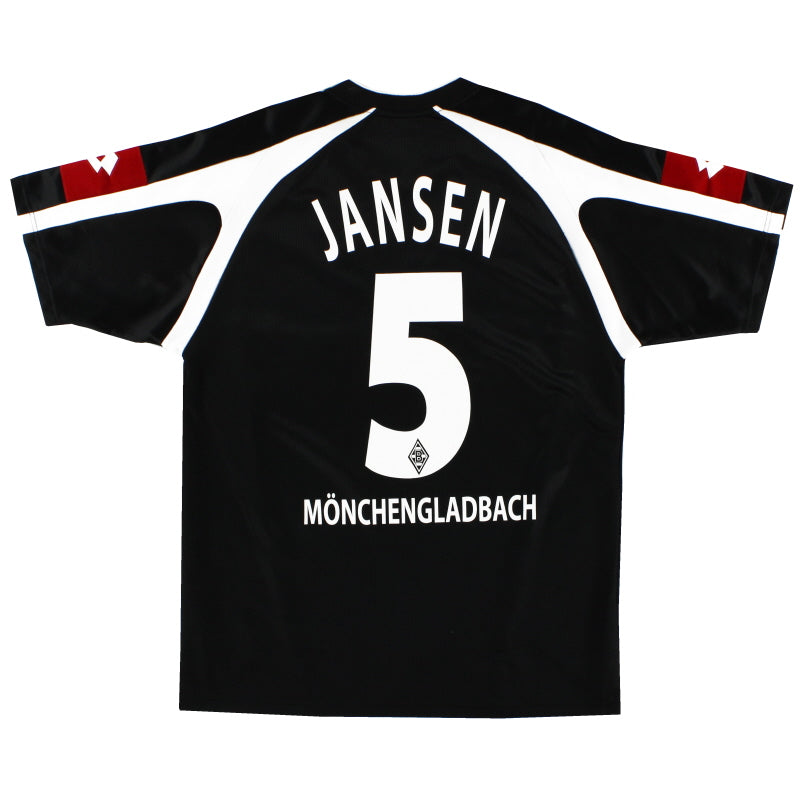 2005-07 Borussia Monchengladbach Away Shirt Jansen #5 M Football Shirt