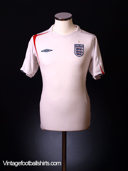 2005-07 England Home Shirt XL Football Shirt