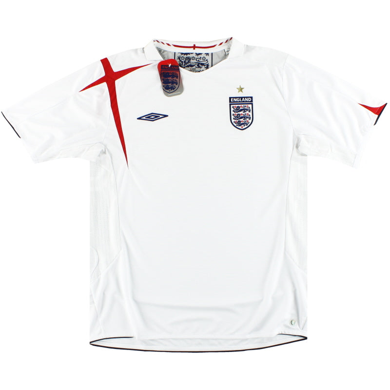 2005-07 England Umbro Home Shirt *w/tags* XL Football Shirt