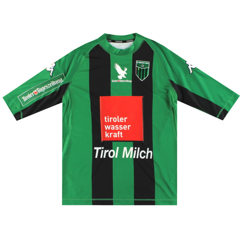 Maillot Vintage Kappa Wacker Innsbruck 2005-2007 – Taille S Homme – Transparent