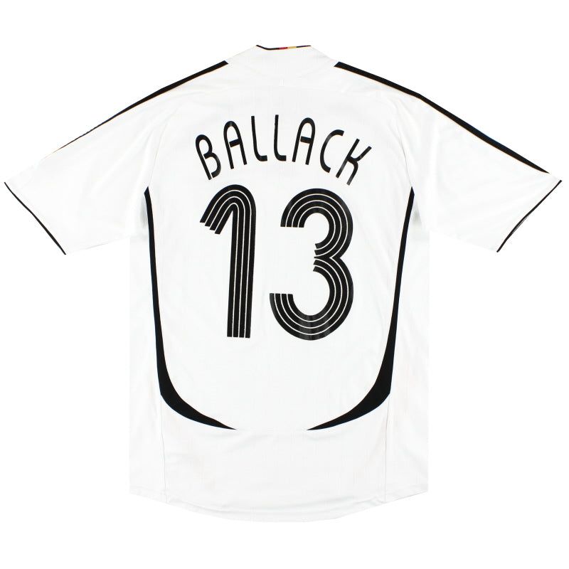 2005-07 Germany adidas Home Shirt Ballack #13 M Football Shirt