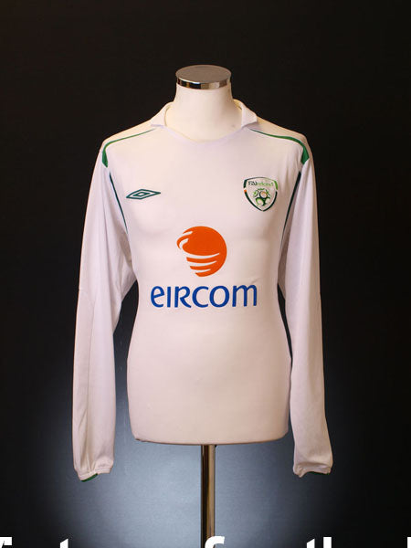 2005-07 Ireland Away Shirt L/S XL Football Shirt