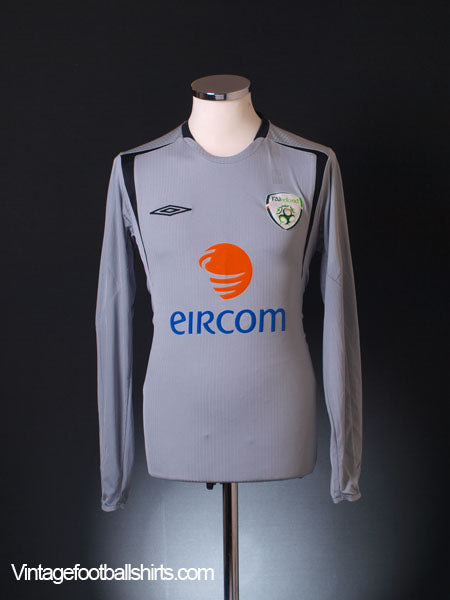 2005-07 Ireland Goalkeeper Shirt S Football Shirt