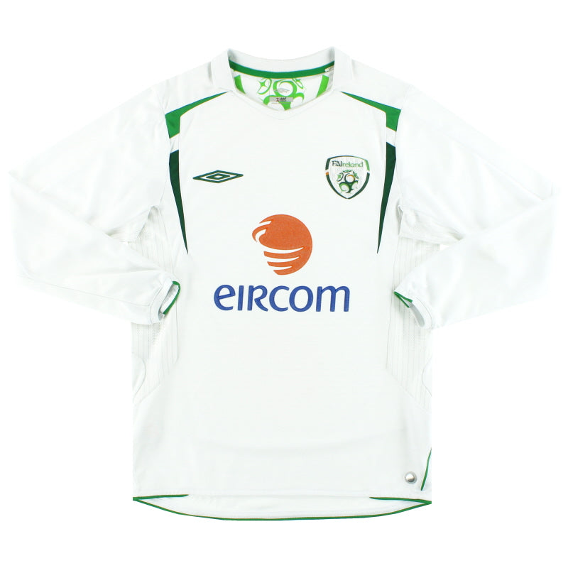 2005-07 Ireland Umbro Away Shirt L/S XL Football Shirt