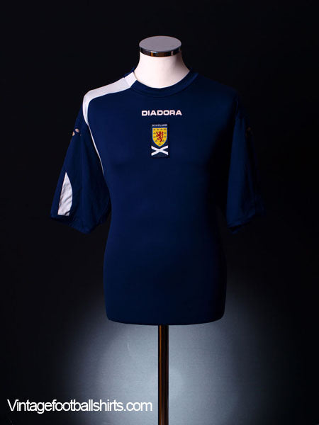 2005-07 Scotland Home Shirt L Football Shirt