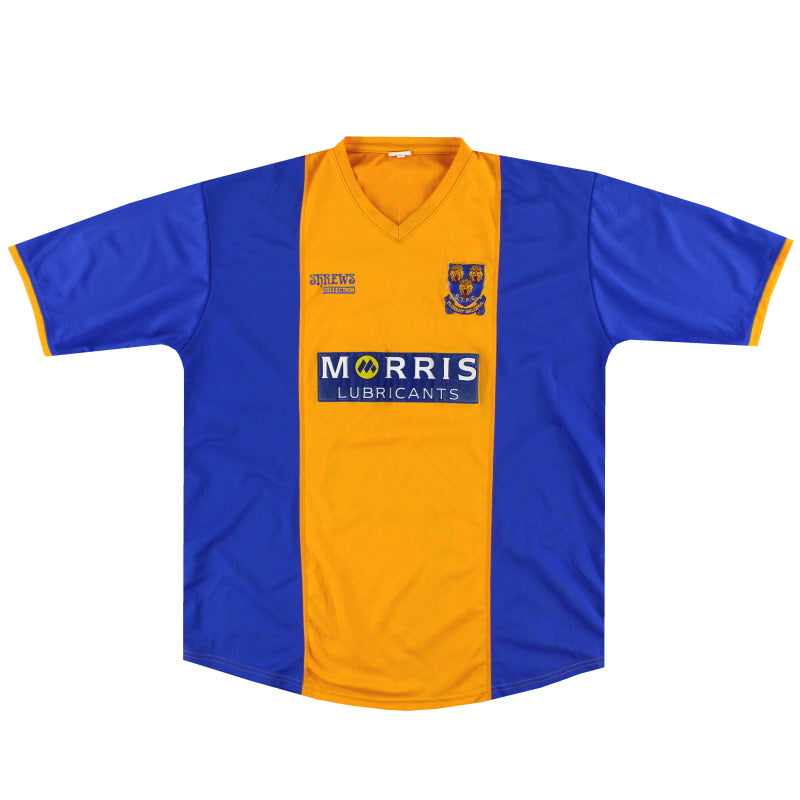2005-07 Shrewsbury Home Shirt XL Football Shirt