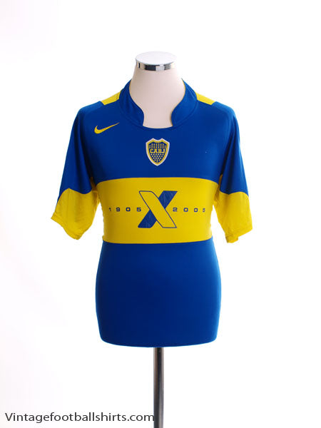 2005 Boca Juniors Centenary Home Shirt XXL Football Shirt