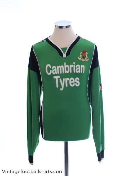 2006-07 Aberystwyth FC Match Issue Home Shirt #14 L/S XL Football Shirt