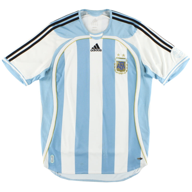 2006-07 Argentina adidas Home Shirt *Mint* L Football Shirt