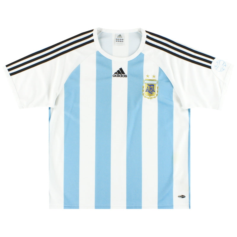 2006-07 Argentina adidas Leisure Tee *As New* L T-Shirt