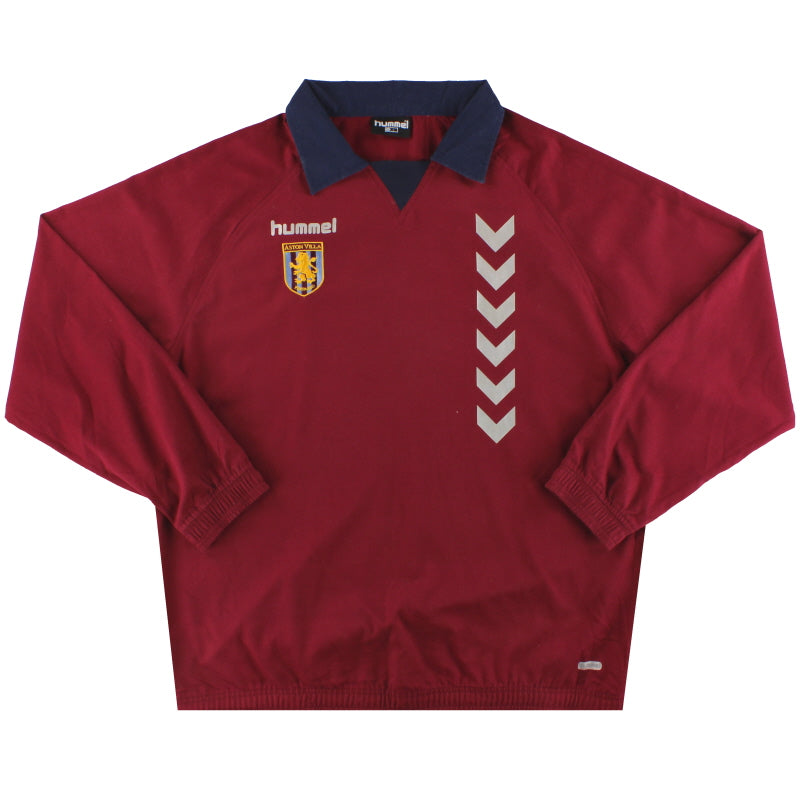 2006-07 Aston Villa Hummel Drill Top L Training Top