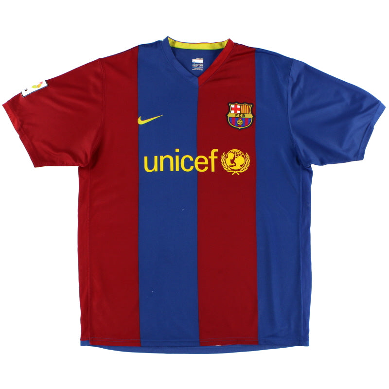 2006-07 Barcelona Home Shirt XL Football Shirt