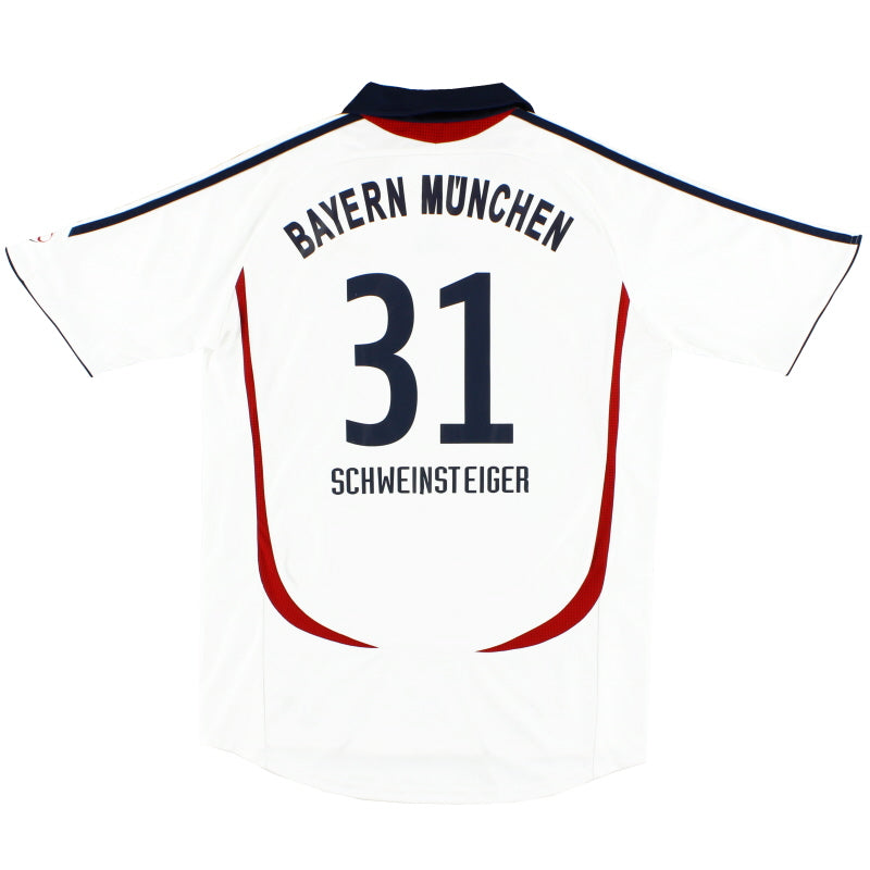 2006-07 Bayern Munich Away Shirt Schweinsteiger #31 M Football Shirt