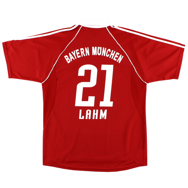 2006-07 Bayern Munich Home Shirt Lahm #21 *Mint* XL Football Shirt