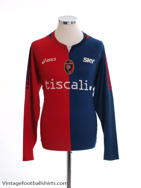 2006-07 Cagliari Home Shirt L/S L Football Shirt