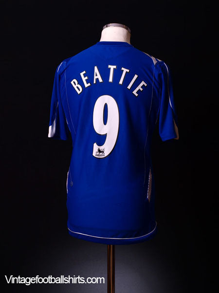 2006-07 Everton Home Shirt Beattie No9 *Mint* S Football Shirt
