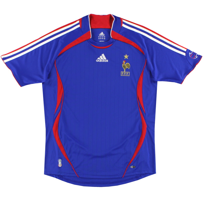 2006-07 France adidas Home Shirt *Mint* M Football Shirt