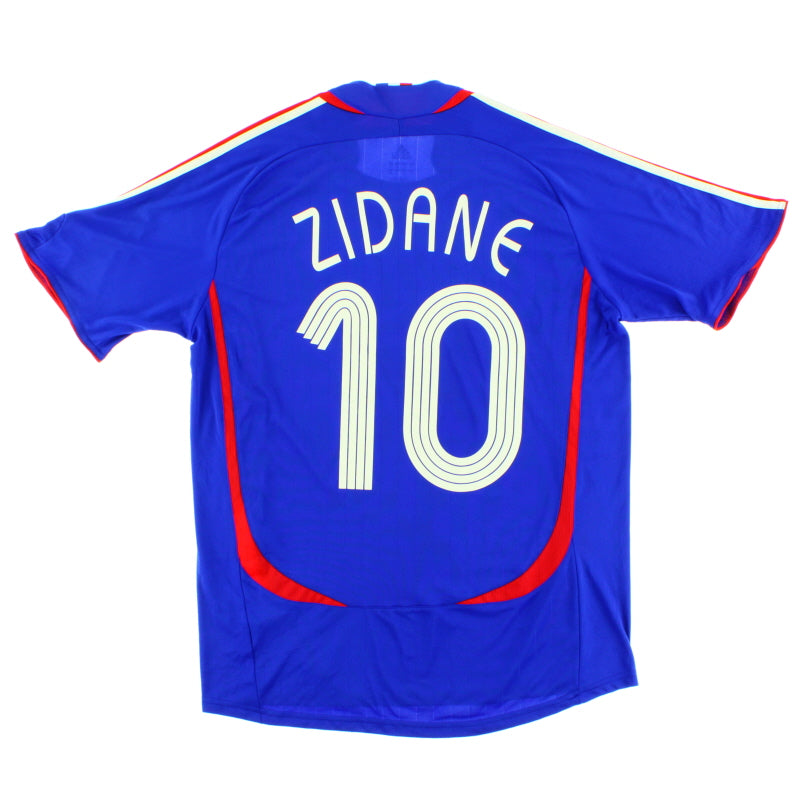 Maillot France Coupe Du Monde 2006 Zidane #10 - Taille M, Extérieur Blanc