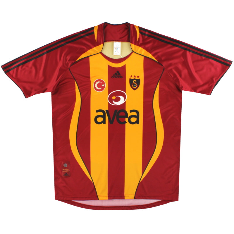 2006-07 Galatasaray adidas Basic Home Shirt M Football Shirt