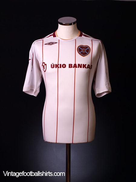 2006-07 Hearts Away Shirt L Football Shirt