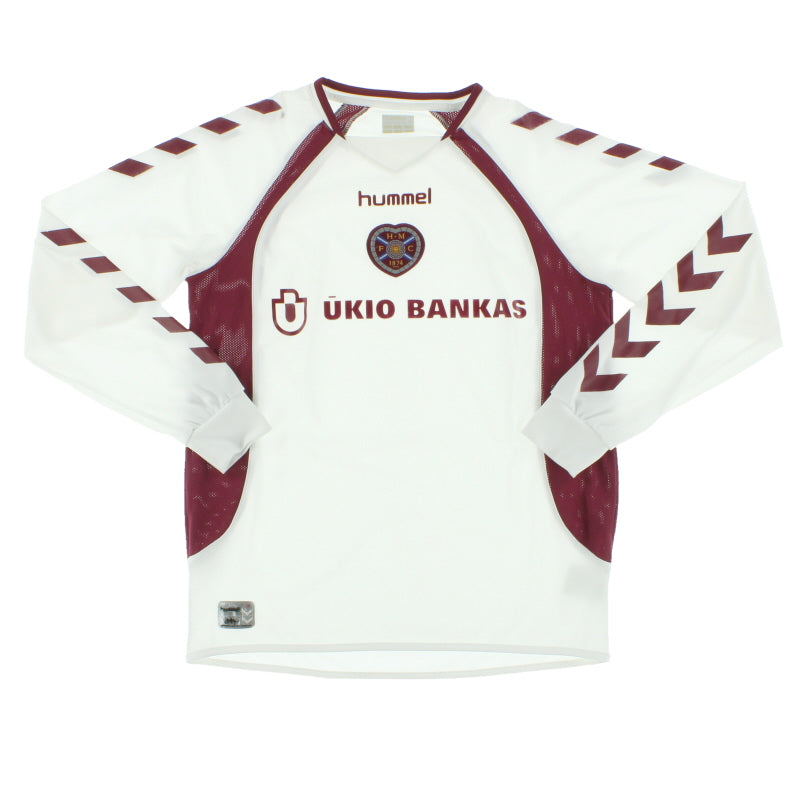2006-07 Hearts Away Shirt L/S L Football Shirt