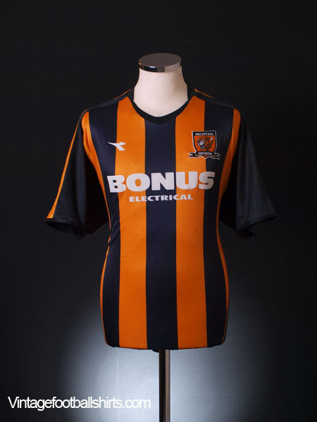 2006-07 Hull City Home Shirt L Football Shirt