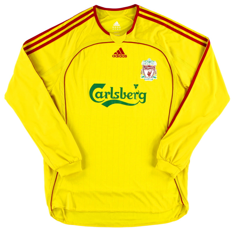 2006-07 Liverpool Away Shirt L/S *Mint* XL Football Shirt