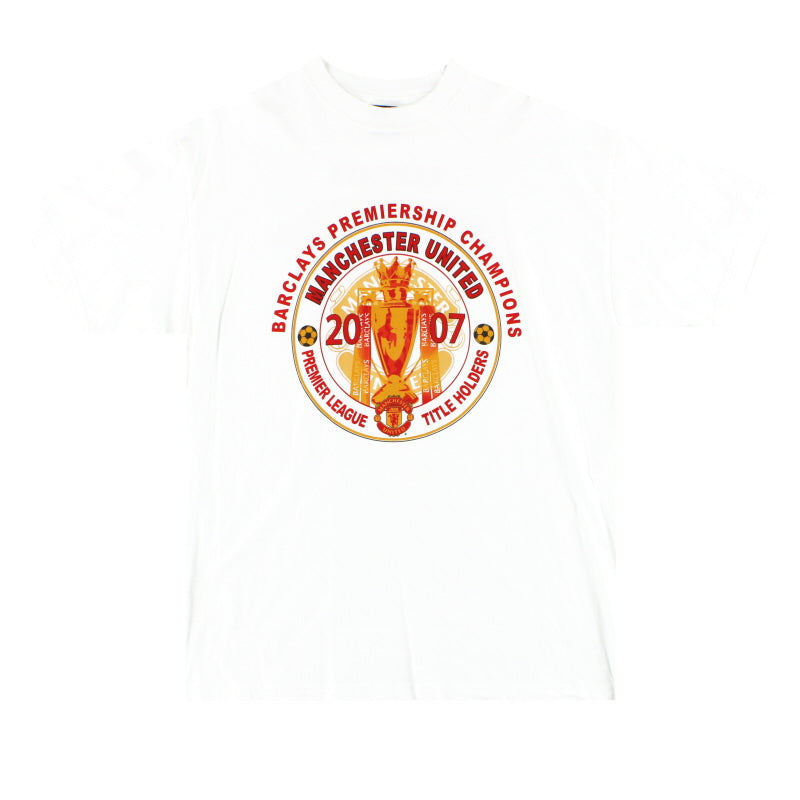 Manchester United 2006-07 記念Tシャツ 2006-07 Manchester United 'Premiership Champions' Graphic Tee L