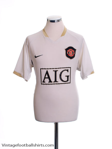 2006-07 Manchester United Away Shirt XL Football Shirt