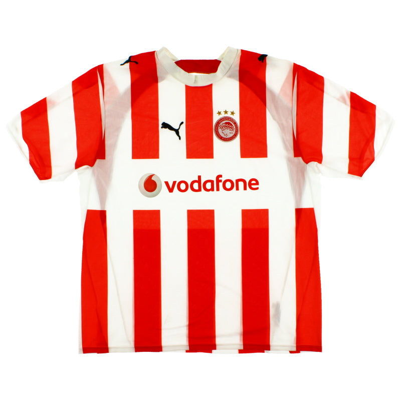 2006-07 Olympiakos Home Shirt XL Football Shirt