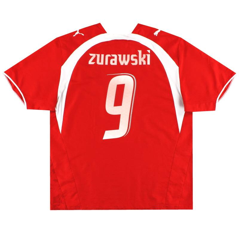2006-07 Poland Puma Away Shirt Zurawski #9 XL Football Shirt
