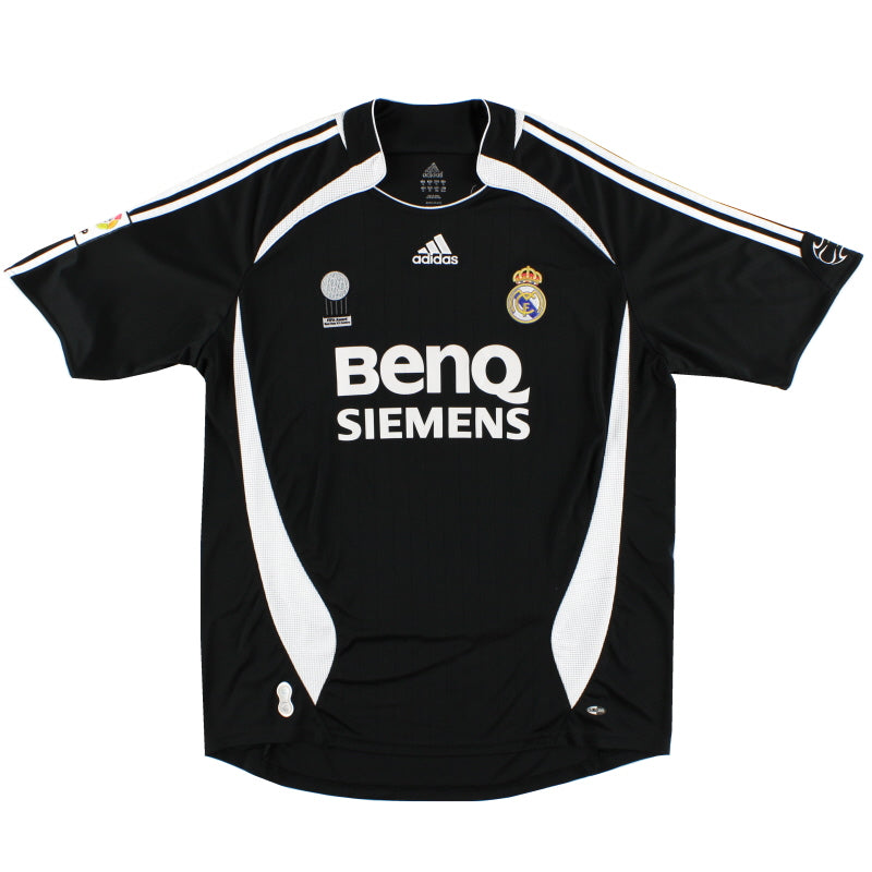 2006-07 Real Madrid adidas Away Shirt L Football Shirt