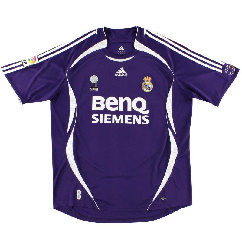2006-07 Real Madrid adidas Third Shirt XL Football Shirt