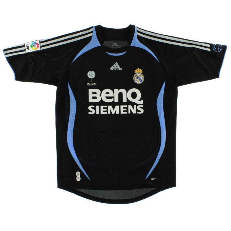 2006-07 Real Madrid adidas Goalkeeper Shirt M Football Shirt