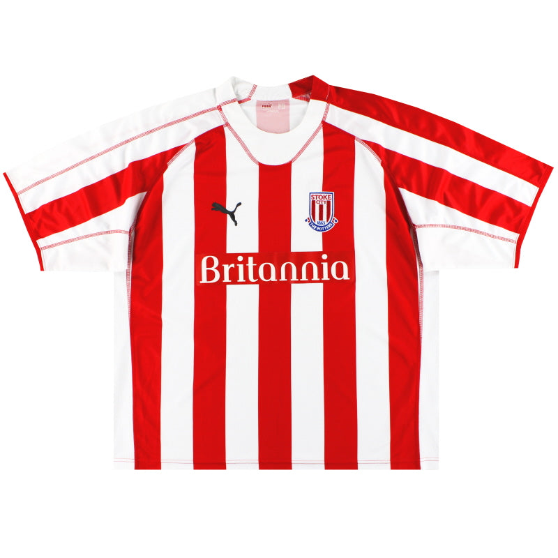 2006-07 Stoke City Puma Home Shirt XXL Football Shirt