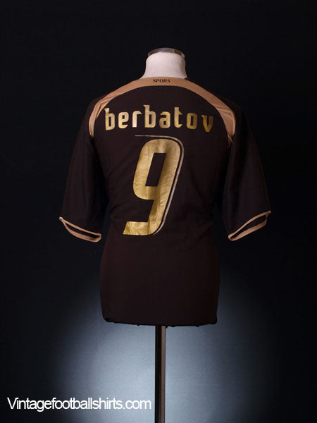 2006-07 Tottenham Third Shirt Berbatov #9 XL Football Shirt