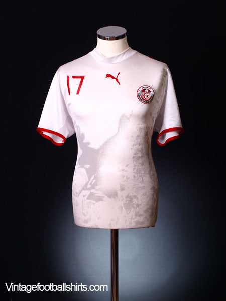 2006-07 Tunisia Home Shirt Jomaa #17 M Football Shirt