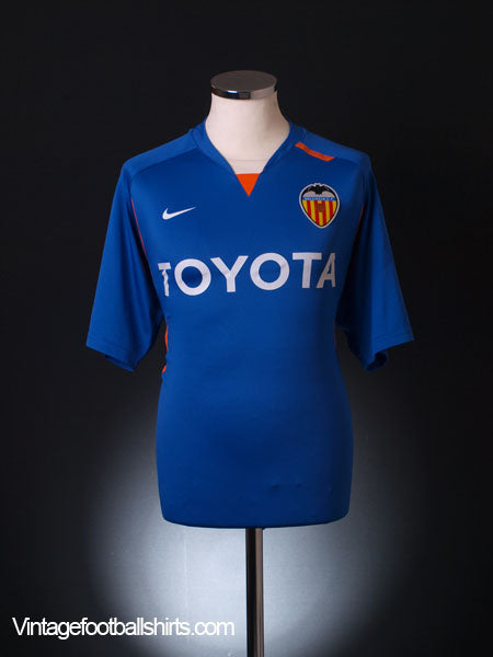 2006-07 Valencia Nike Training Shirt L Training Shirt