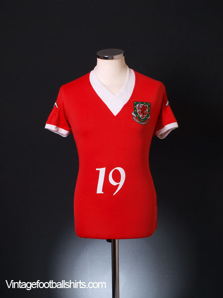 2006-07 Wales Home Shirt #19 XL Football Shirt
