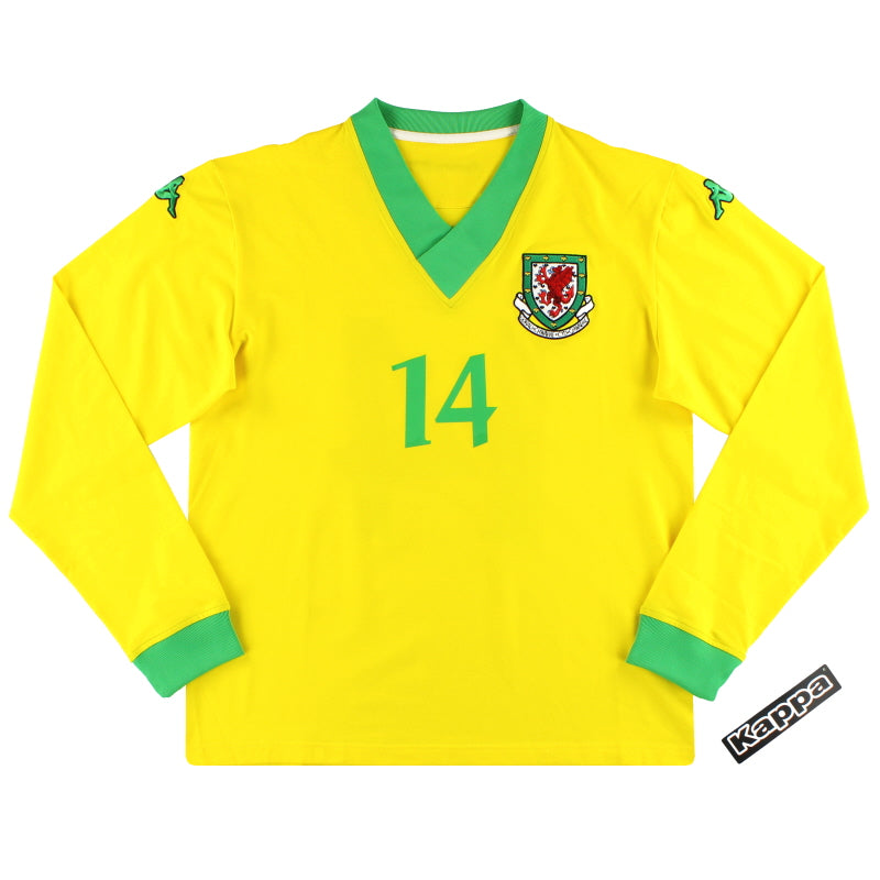 2006-07 Wales Kappa Player Issue Away Shirt #14 *w/tags* XXL Football Shirt