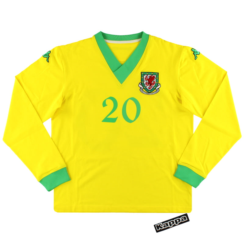 2006-07 Wales Kappa Player Issue Away Shirt #20 *w/tags* XXL Football Shirt
