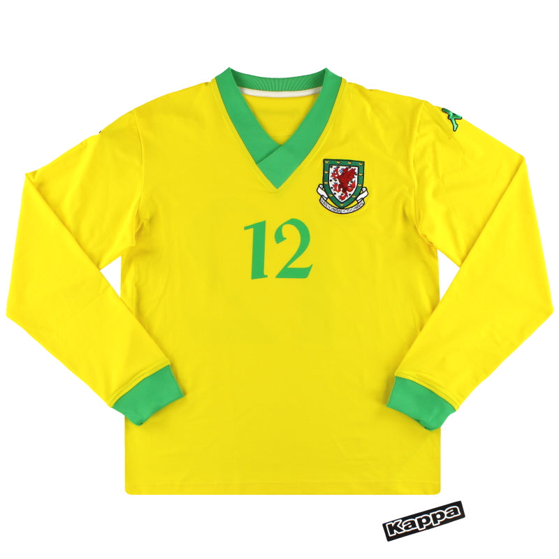 2006-07 Wales Kappa Player Issue Away Shirt #12 *w/tags* XXL Football Shirt