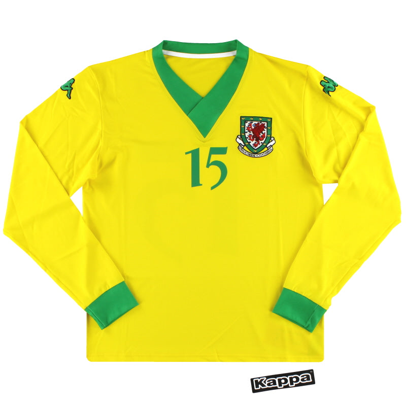 2006-07 Wales Kappa Player Issue Away Shirt #15 *w/tags* XL Football Shirt