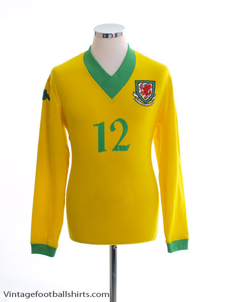 2006-07 Wales Player Issue Away Shirt #12 L/S XL.Boys Football Shirt